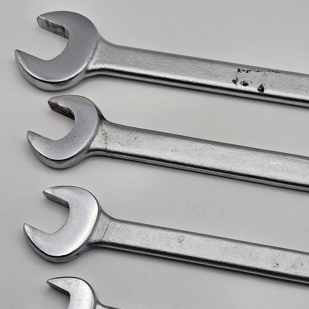 Vintage Thorsen Double Open End Wrench Set 1/4" to 7/8" USA Made Lot Of 6 - Picture 12 of 15